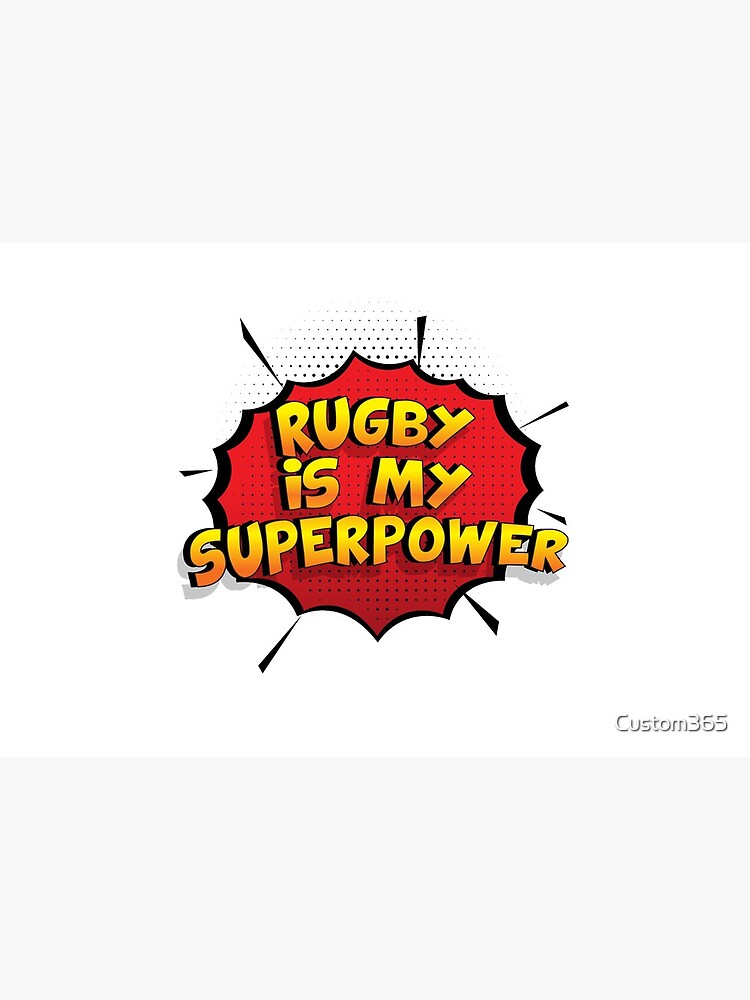 Rugby ist mein Superpower Lustiges Rugby Designgeschenk von Custom365