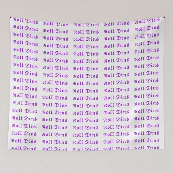 Item preview, Bright Purple Roll Dins Fancy Font designed and sold by Delaneymaybe.
