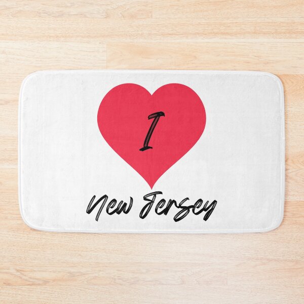 Item preview, I love New Jersey (Red & Black) designed and sold by elmerdante.