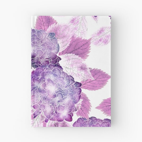 Item preview, Cute lilac and purple seamless pattern with hydrangea designed and sold by AsyaTury.