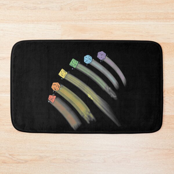 Item preview, Dice Rainbow BLACK designed and sold by BoxMountain.