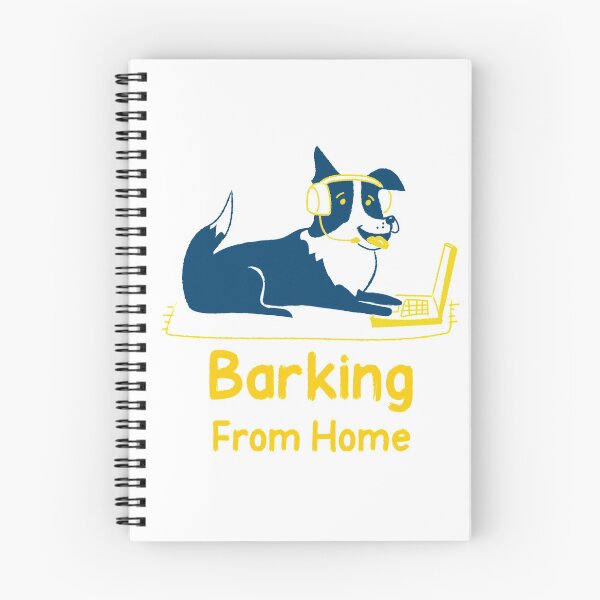 Item preview, Barking From Home - I Love Dogs designed and sold by emilybrownart.