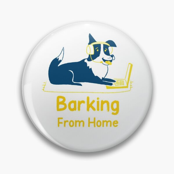 Item preview, Barking From Home - I Love Dogs designed and sold by emilybrownart.