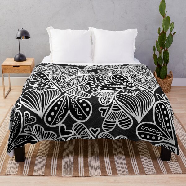 Item preview, Zentangle Inspired Art Heart Black designed and sold by REApparelCo.