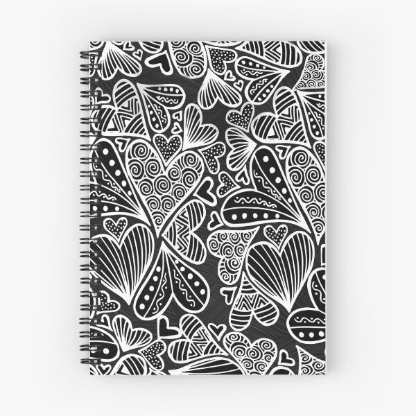 Item preview, Zentangle Inspired Art Heart Black designed and sold by REApparelCo.