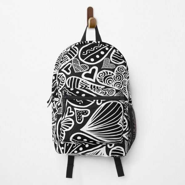 Item preview, Zentangle Inspired Art Heart Black designed and sold by REApparelCo.