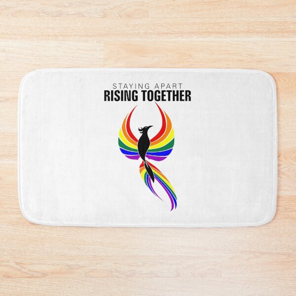 Item preview, Staying Apart Rising Together LGBTQ Phoenix designed and sold by Patrick Hiller.