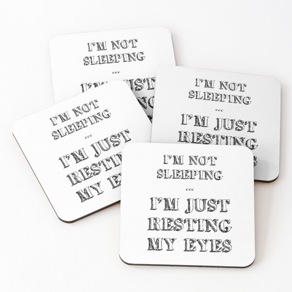 Item preview, humor fatigue sentence message humorous sleep designed and sold by Catcrea.