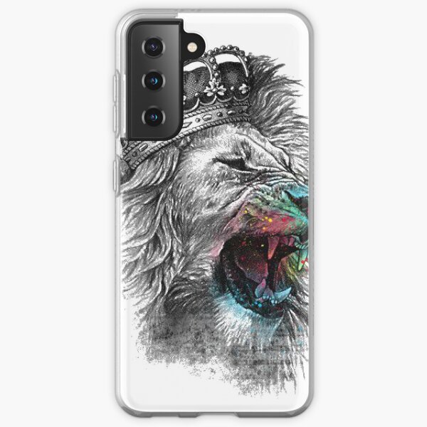Lion with Crown Samsung Galaxy Soft Case