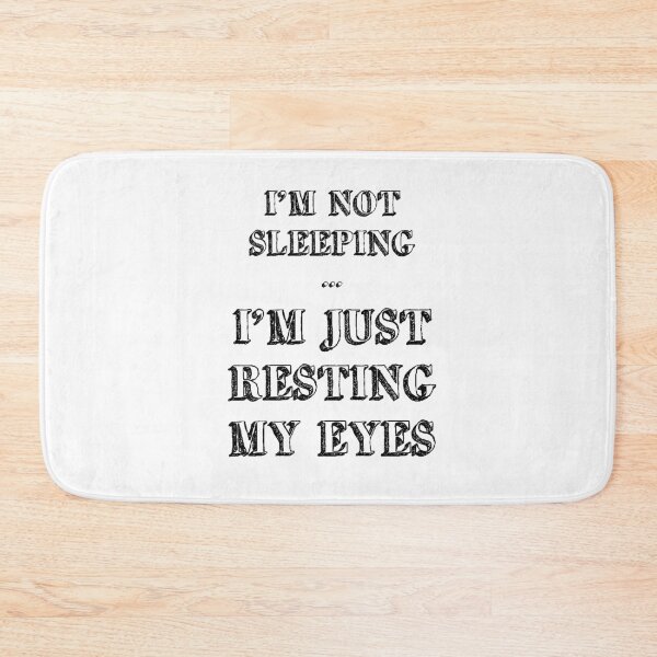 Item preview, humor fatigue sentence message humorous sleep designed and sold by Catcrea.