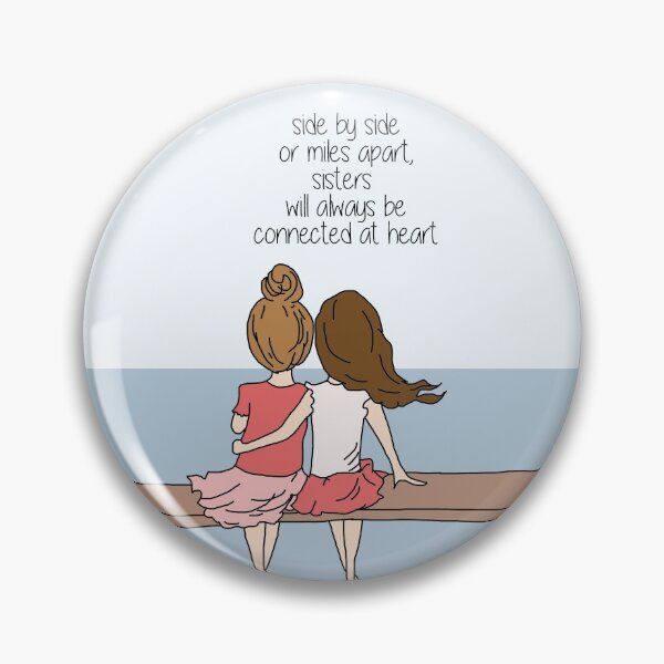 Item preview, Sisters connected by heart designed and sold by mariatorg.