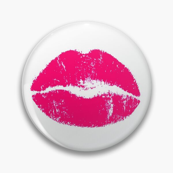 Item preview, Lips kisses pattern Pink lipsticks kiss mouth pattern in love designed and sold by MadandMean.
