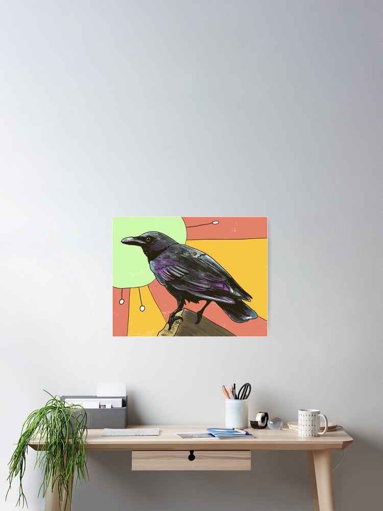 Thumbnail 2 of 3, Poster, Crow designed and sold by shehitsback.