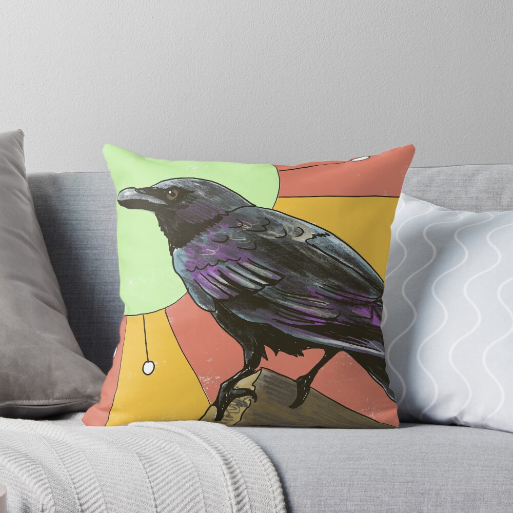 Item preview, Throw Pillow designed and sold by shehitsback.
