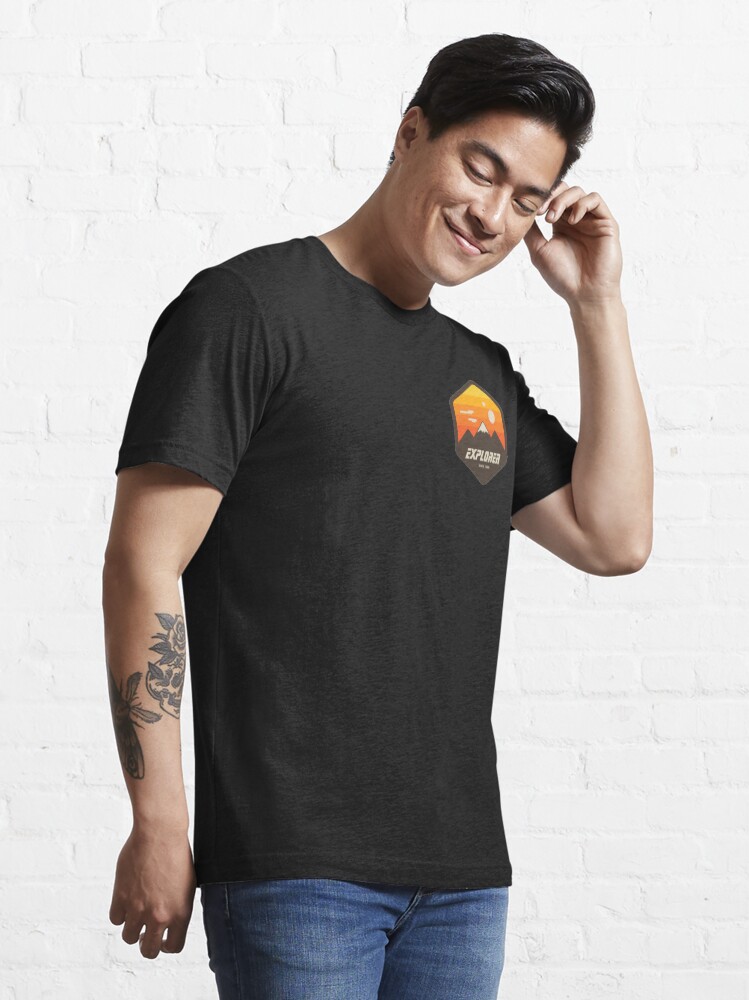 Alternate view of Explorer in the mountains | Explorer 01 Essential T-Shirt