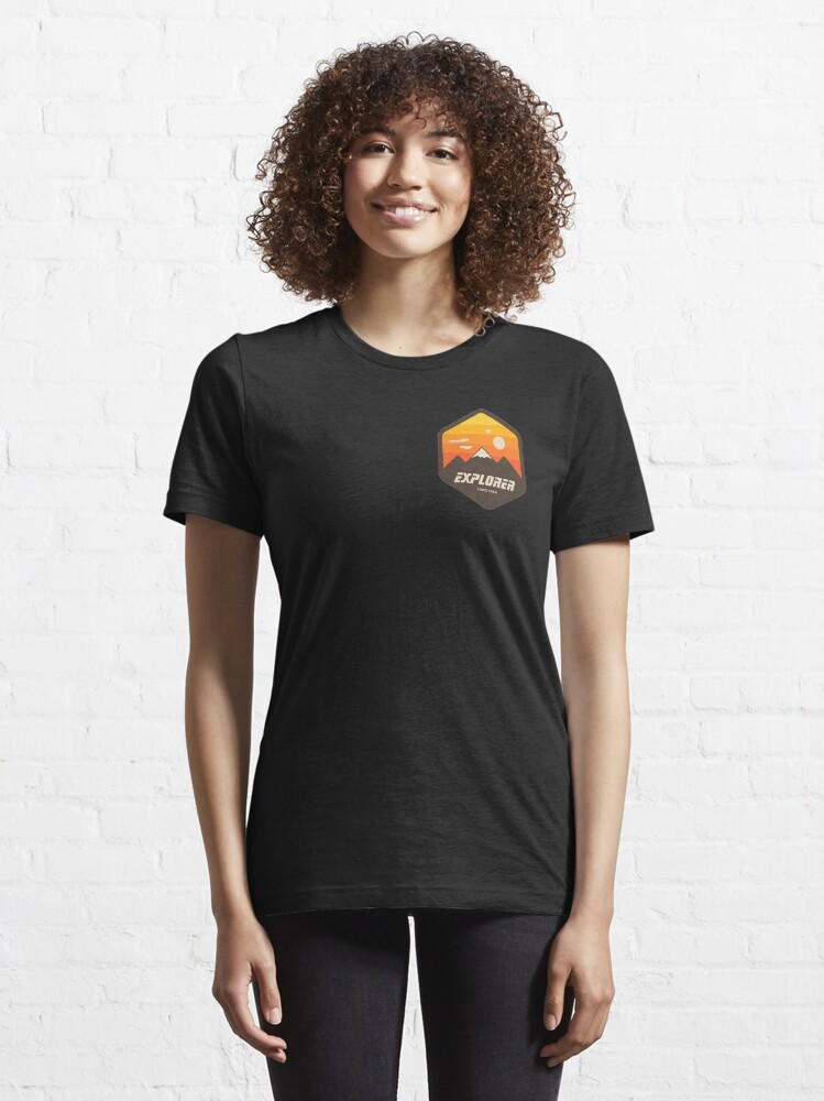 Alternate view of Explorer in the mountains | Explorer 01 Essential T-Shirt
