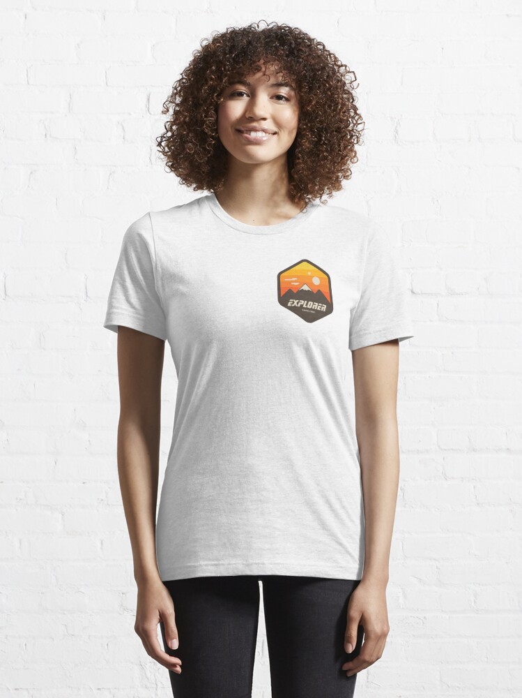 Alternate view of Explorer in the mountains | Explorer 01 Essential T-Shirt