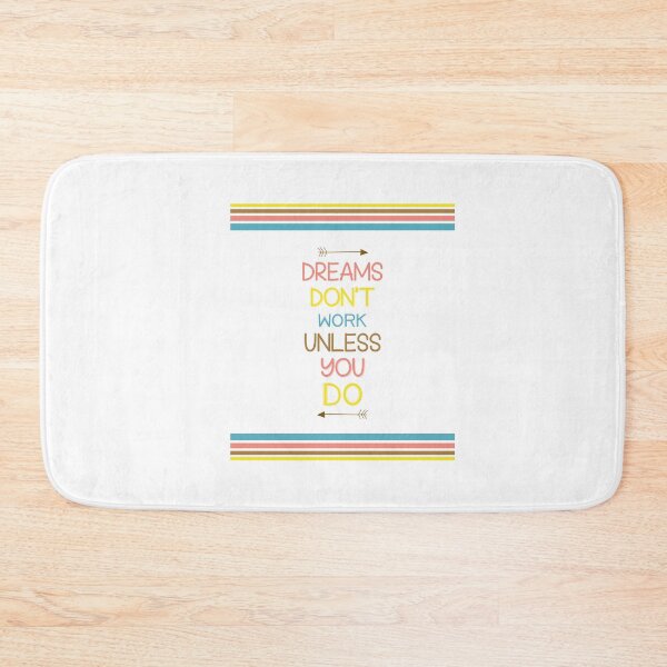 Item preview, dreams don't work unless you do caption designed and sold by bhavyaarts.