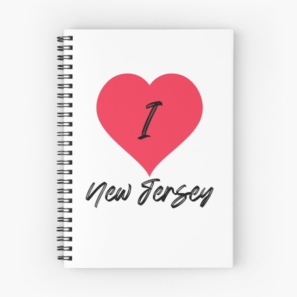 Item preview, I love New Jersey (Red & Black) designed and sold by elmerdante.