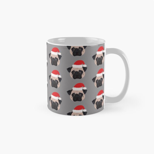 Item preview, Christmas Pug designed and sold by KCPetPortraits.