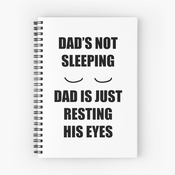 Item preview, daddy sleep humor designed and sold by Catcrea.