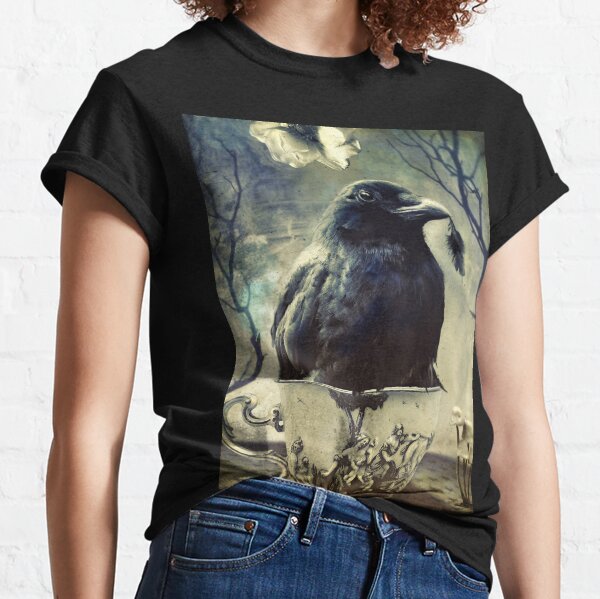Gifts From Time - Raven in Tea Cup Classic T-Shirt