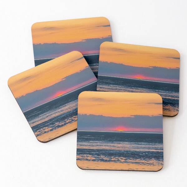 Item preview, Orange and Navy Sunset, Chapin Beach designed and sold by Brooke T Ryan Photographic Art.