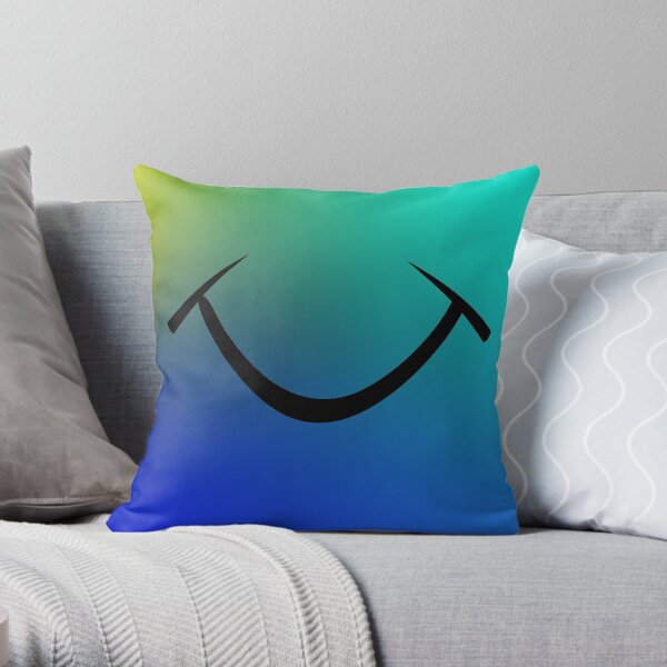 happy smile 2 Throw Pillow