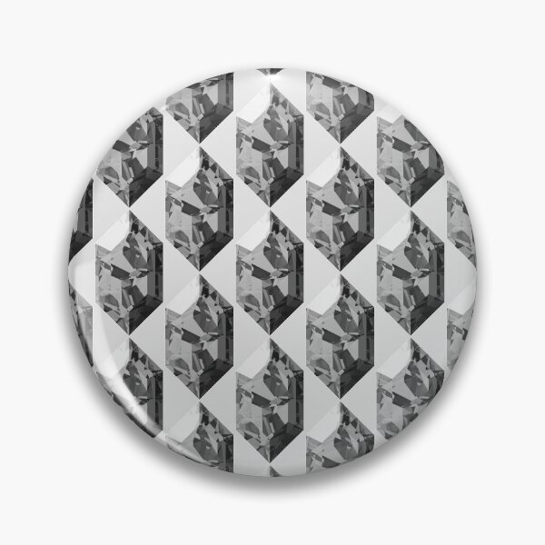 Item preview, Silver Rupee Shattered Crystal Pattern designed and sold by gemdesignco.