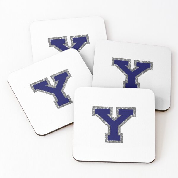 Item preview, silver and navy varsity letter Y designed and sold by byleahwithlove.