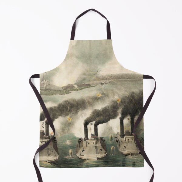 Item preview, Capture Of Fort Henry By Union Ironclads - 1862 designed and sold by warishellstore.