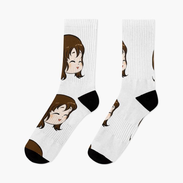 Aperçu de l'œuvre Souriant Brunette Chibi créée et vendue par SoybeanTomato.