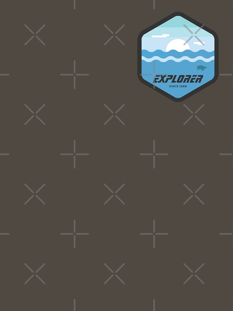 Thumbnail 7 of 7, Essential T-Shirt, Explorer of the seas | Explorer 02 designed and sold by ginokelleners.