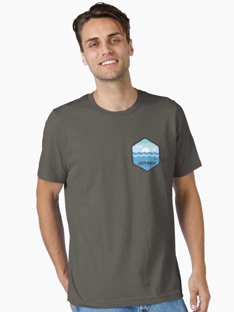Thumbnail 1 of 7, Essential T-Shirt, Explorer of the seas | Explorer 02 designed and sold by ginokelleners.