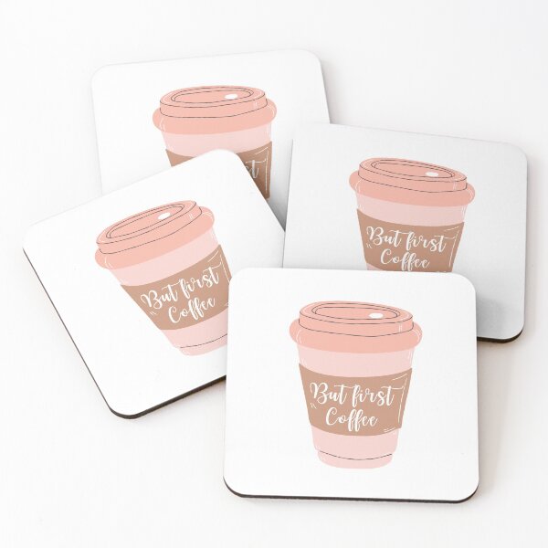 Item preview, But First Coffee - Pink Coffee Mug designed and sold by KarolinaPaz.