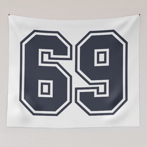 Item preview, 69 Sports Number Sixty-Nine designed and sold by HelloFromAja.