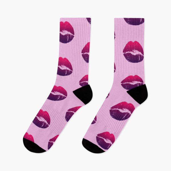 Item preview, Kiss mouth face mask kisses pattern in love sexy mouth pink lips lipstick kiss designed and sold by MadandMean.