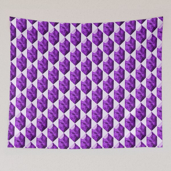 Item preview, Purple Rupee Shattered Crystal Pattern designed and sold by gemdesignco.