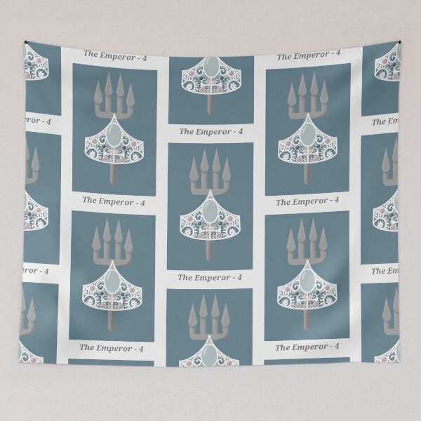 Item preview, The Emperor Underwater Tarot Card designed and sold by ciarakraken.