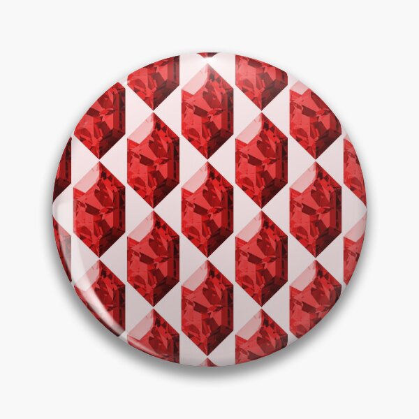 Item preview, Red Rupee Shattered Crystal Pattern designed and sold by gemdesignco.