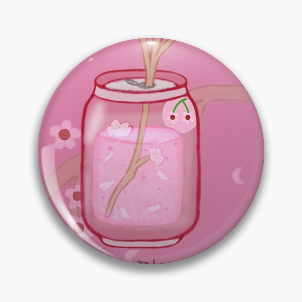 Item preview, Cherry Blossom Soda designed and sold by VioletMoonArt.