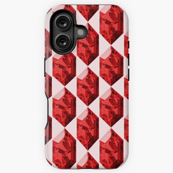 Item preview, Red Rupee Shattered Crystal Pattern designed and sold by gemdesignco.