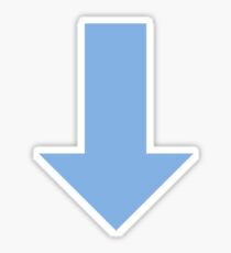 Avatar Arrow Blue Sticker