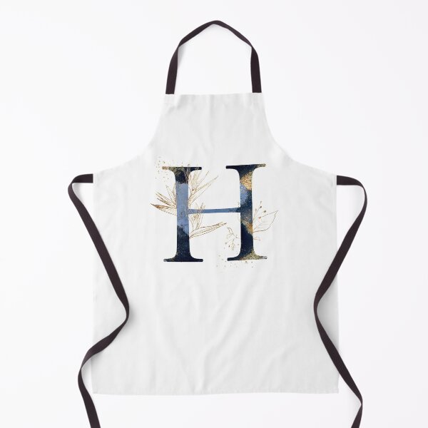 Item preview, Floral Initial Letter H, Monogram Gifts designed and sold by PinkLotusArt.