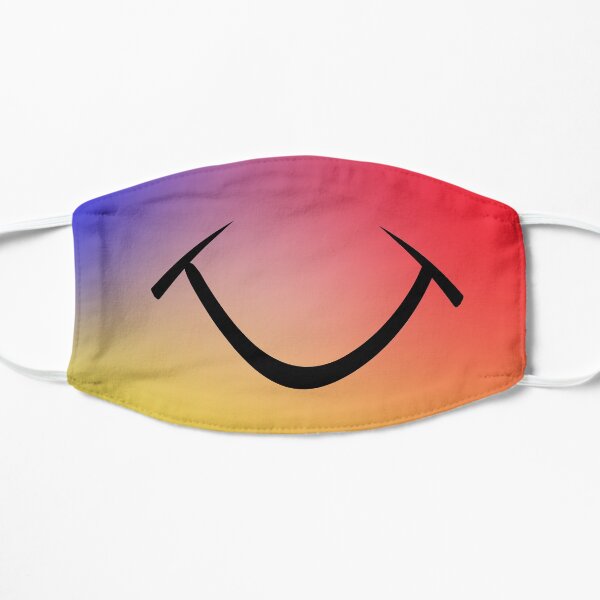 happy smile 4 Flat Mask