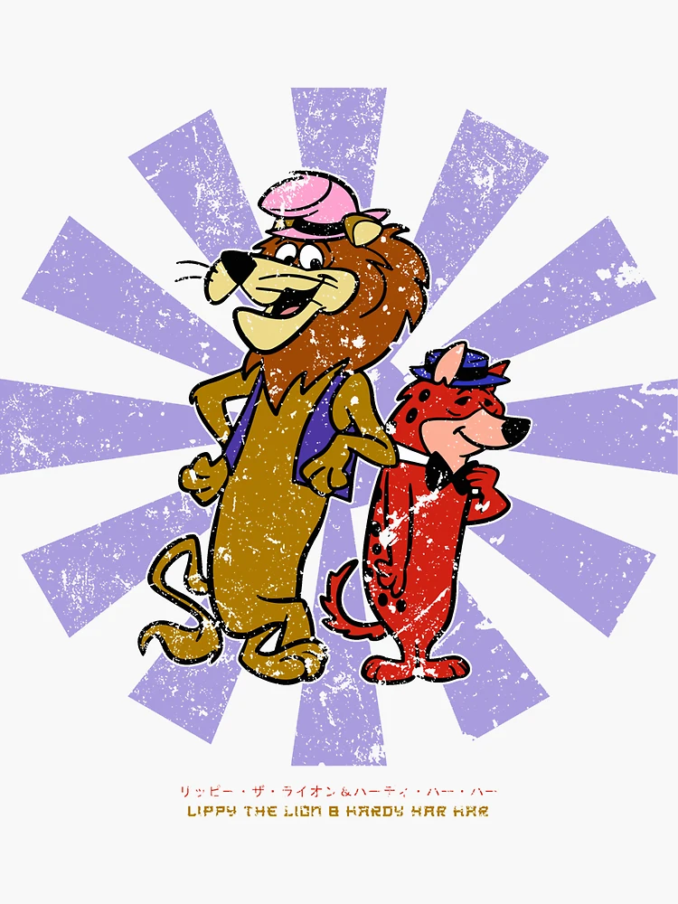 Lippy The Lion And Hardy Har Har Retro Japanese