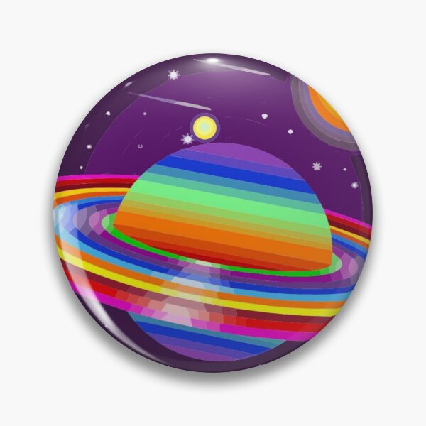 Item preview, Rainbow Planets  designed and sold by Simmikreative.