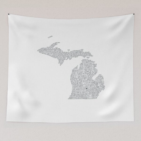Item preview, Michigan Towns designed and sold by screaminggoat.