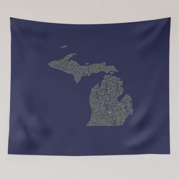 Item preview, Michigan Towns designed and sold by screaminggoat.
