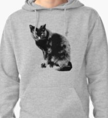 Black Cat. Halloween Black Cat. Pullover Hoodie